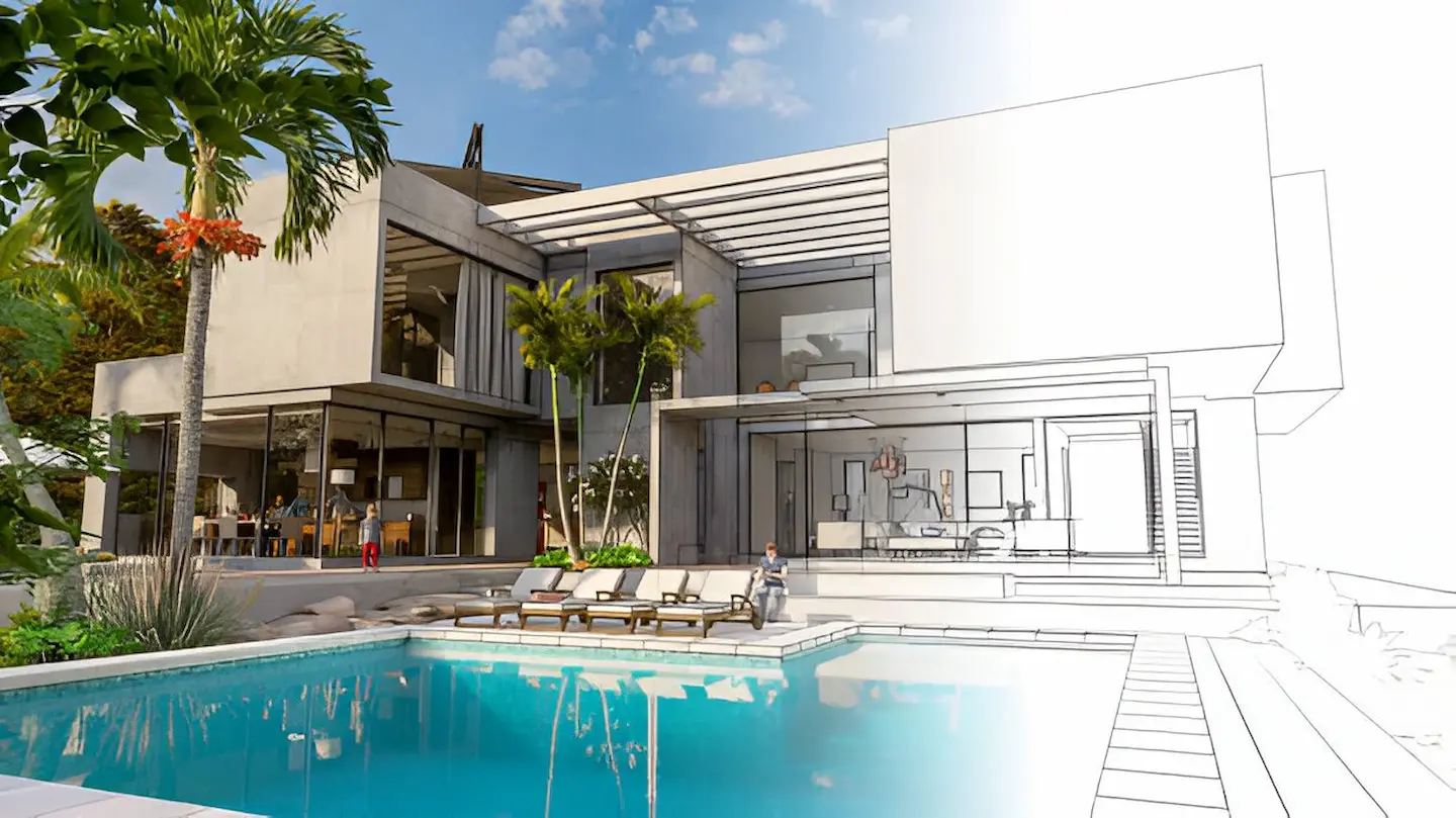 Swimming Pool Design Drawing