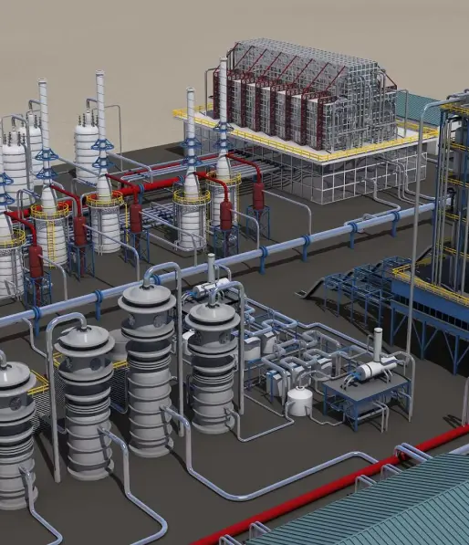 Industrial plant CAD services
