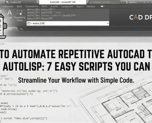 Automate Repetitive AutoCAD Tasks With AutoLISP