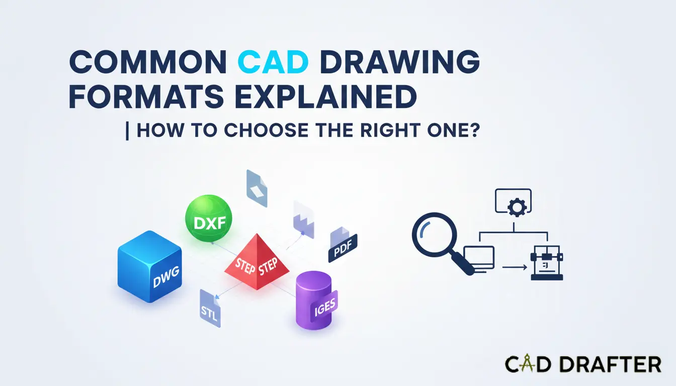 Common CAD Drawing Formats Explained | How To Choose The Right One?