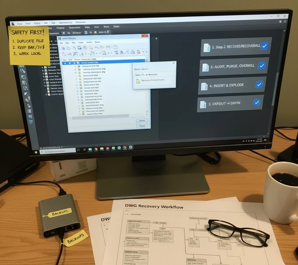 How To Repair Corrupted DWG