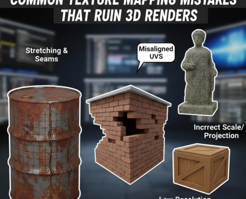 Common Texture Mapping Mistakes That Ruin 3D Renders