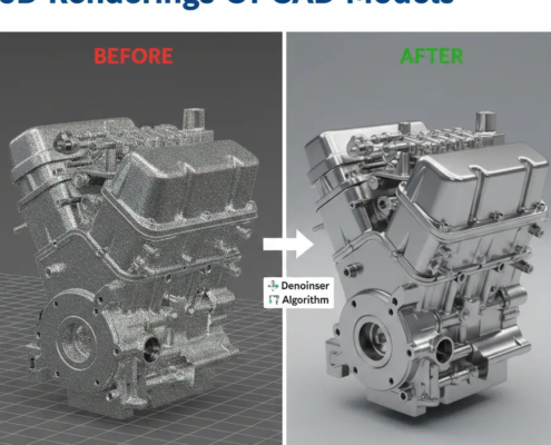 Noise and Grain in 3D Renderings Of CAD Models