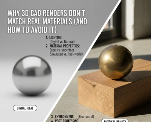 Why 3D CAD Renders Don’t Match Real Materials