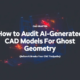Audit AI-Generated CAD Models