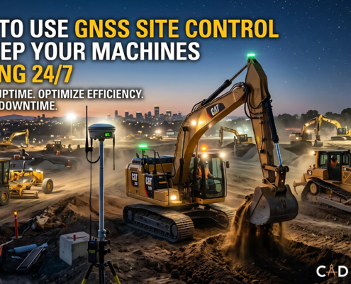 GNSS site control to manage machine movement in construction