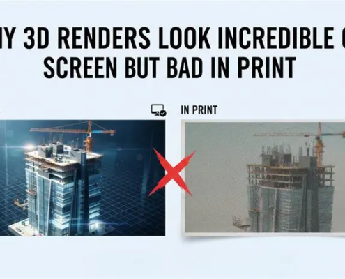 Why 3D Renders Look Incredible on Screen and Fall Apart in Print