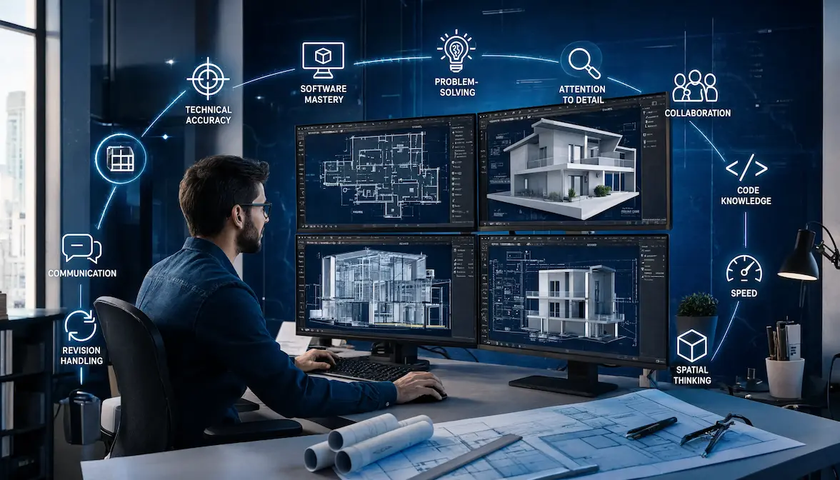Featured that makes CAD Drafter Irreplaceable