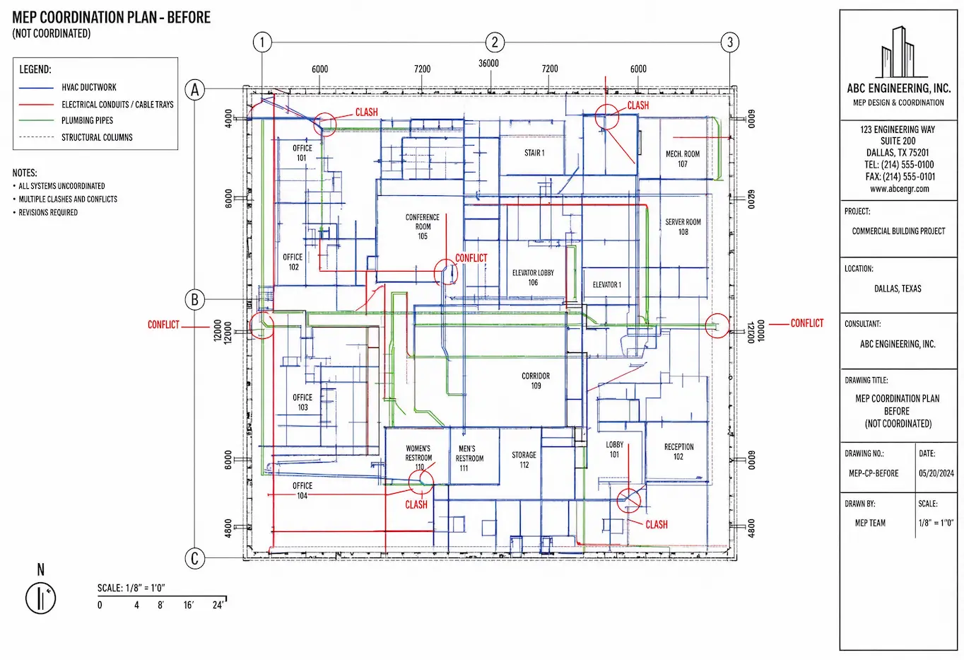 MEP CAD - Before