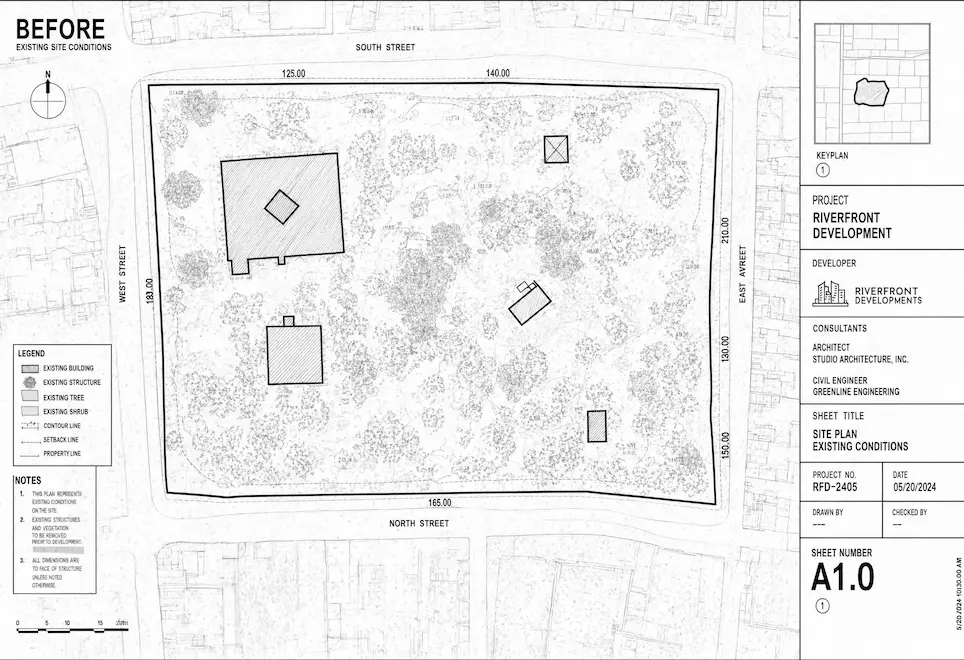 Real Estate CAD - Before