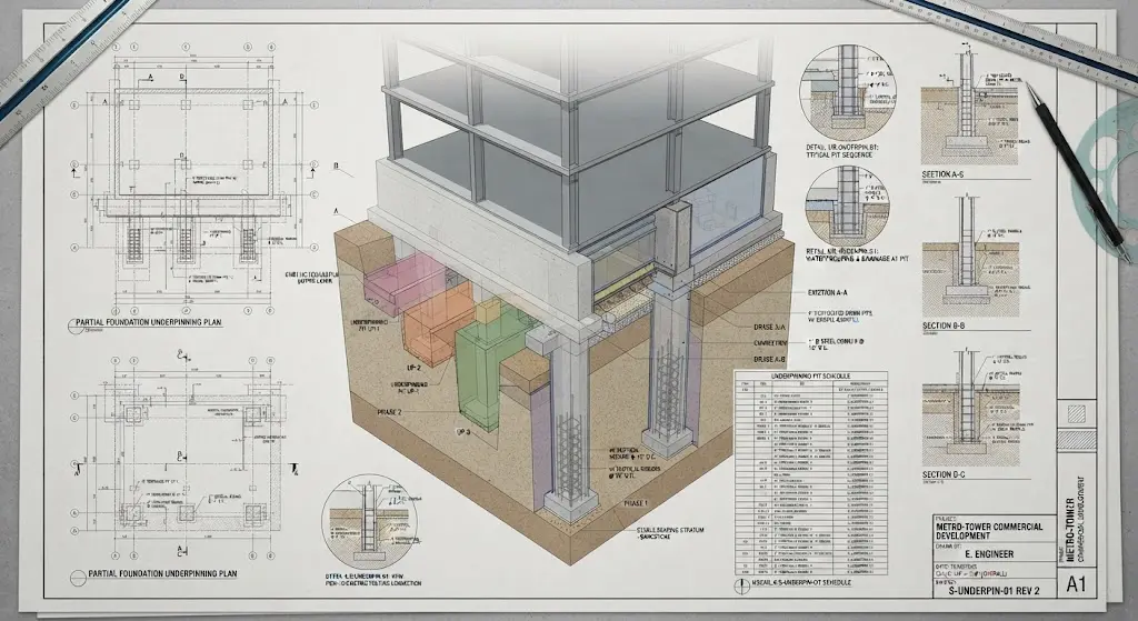 Commercial Foundation Underpinning