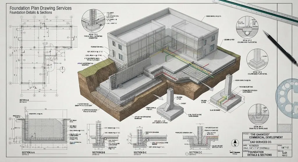 Foundation Details & Sections