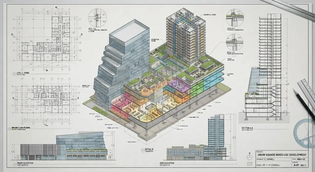 Mixed-Use-Podium Commercial