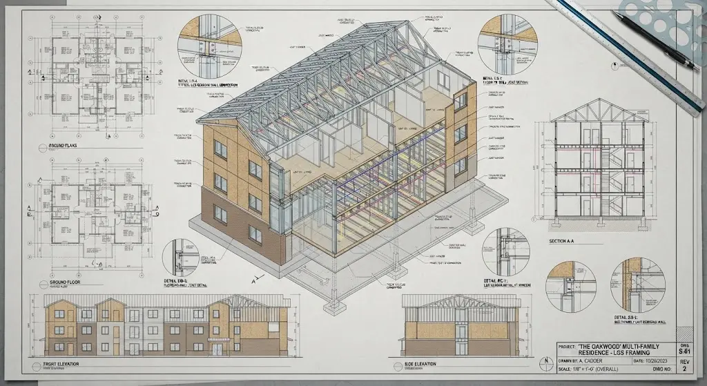 Multi-Family LGS Framing