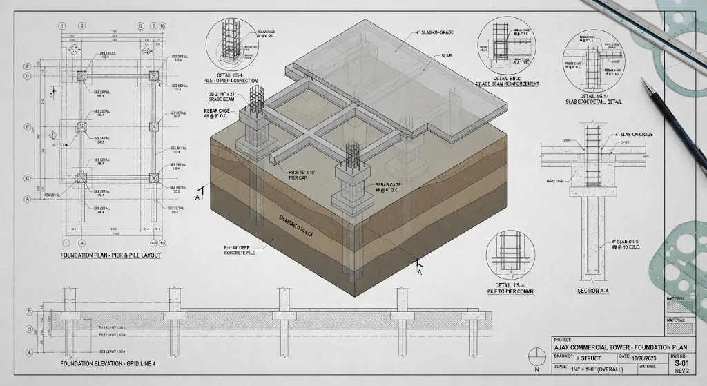 Pier & Pile Layout Plan