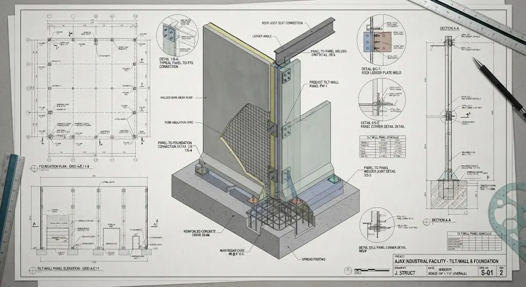 Precast Tilt-Wall & Foundation Detailing