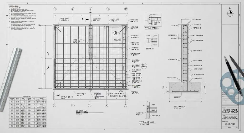Rebar Placement Drawings