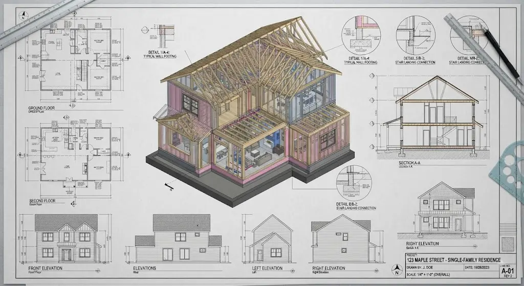 Single-Family Residence CAD