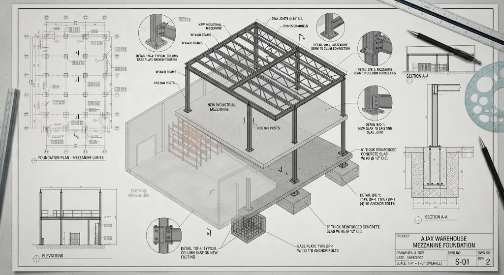 Warehouse Mezzanine Foundation