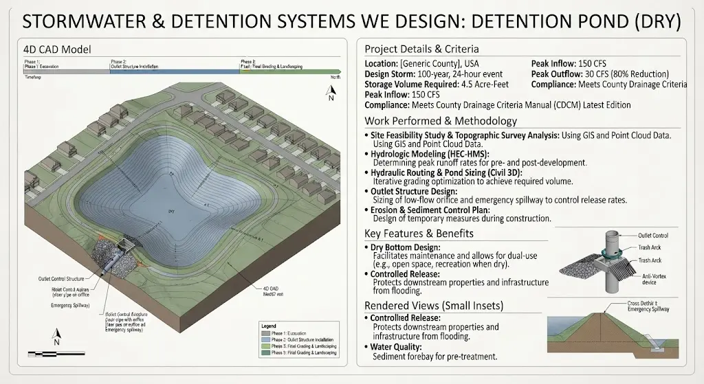 Detention Pond (Dry)