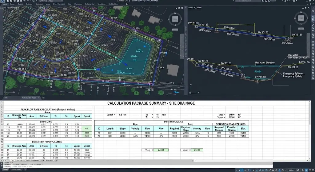 Drainage Calculation Package