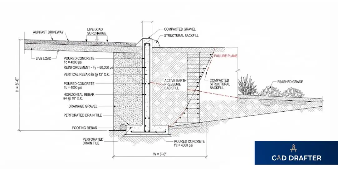 Driveway & Grade Change Wall