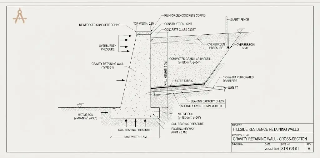 Gravity Retaining Wall