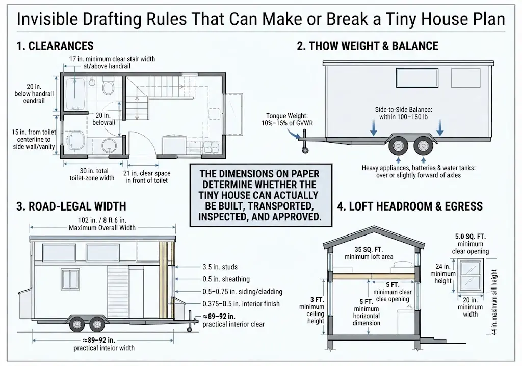 Invisible Drafting Rules of Tiny House Design