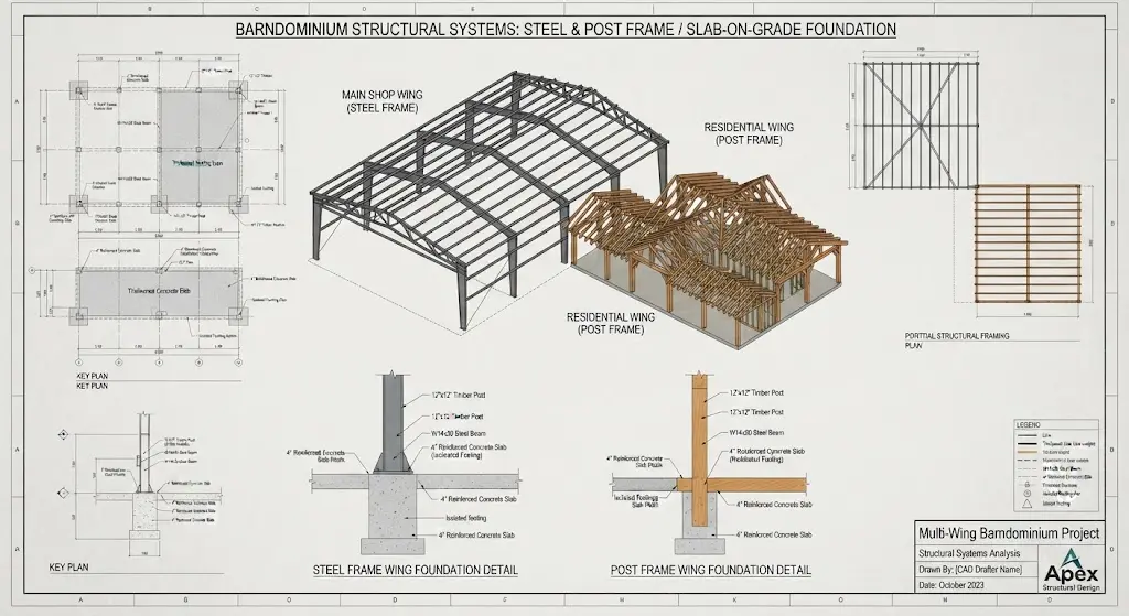 Multi-Wing Barndominium