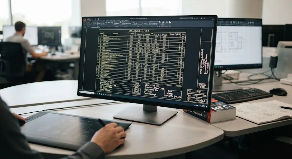 Panel Schedules & Load Calculations