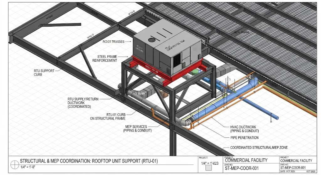 Rooftop Unit Structural Support