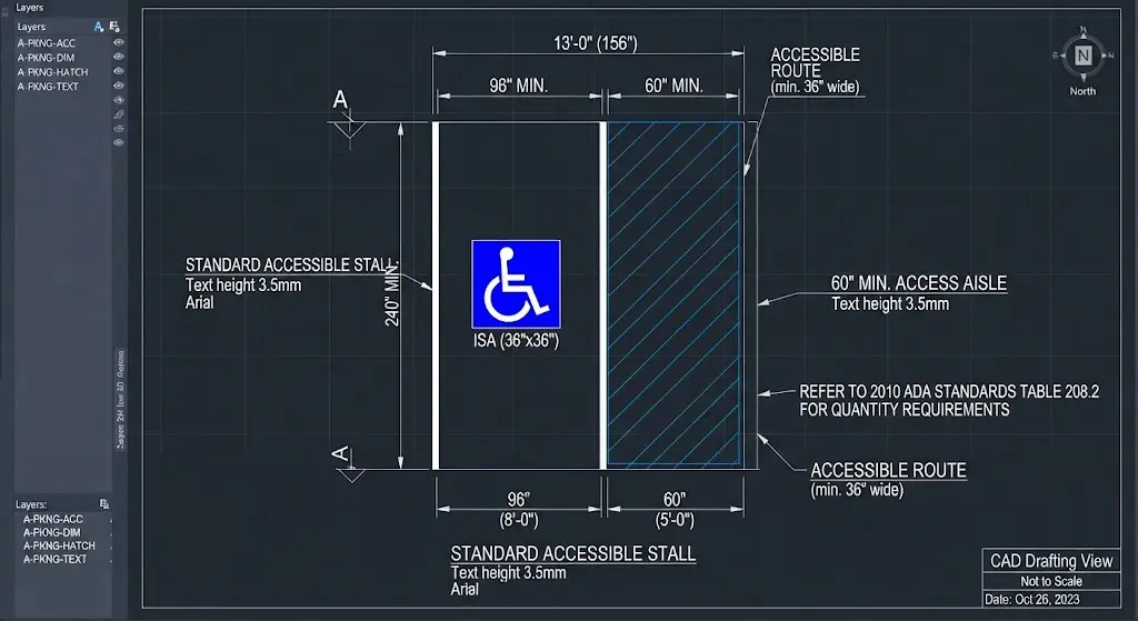 Standard Accessible Stall