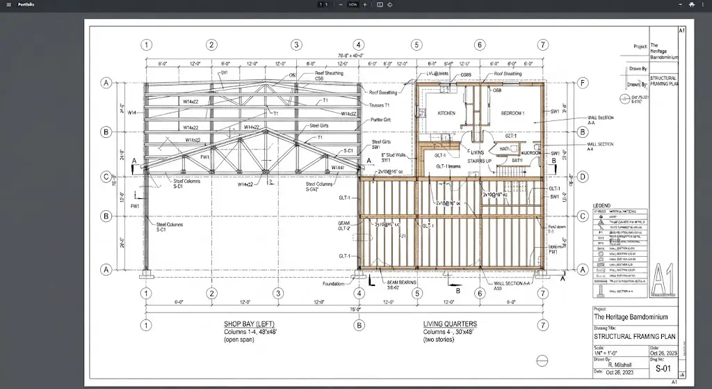 Structural Framing Plan