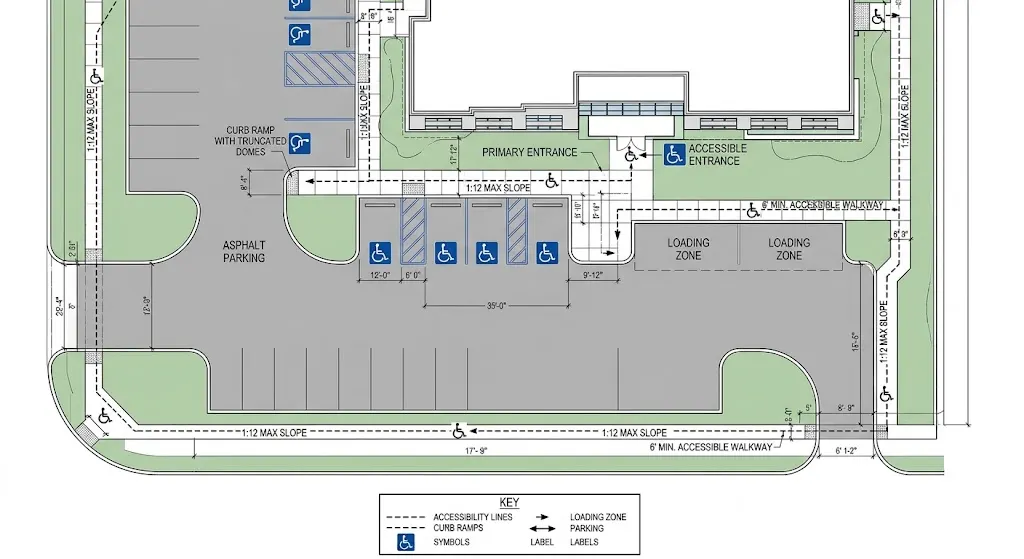 Accessibility Site And Route Plan