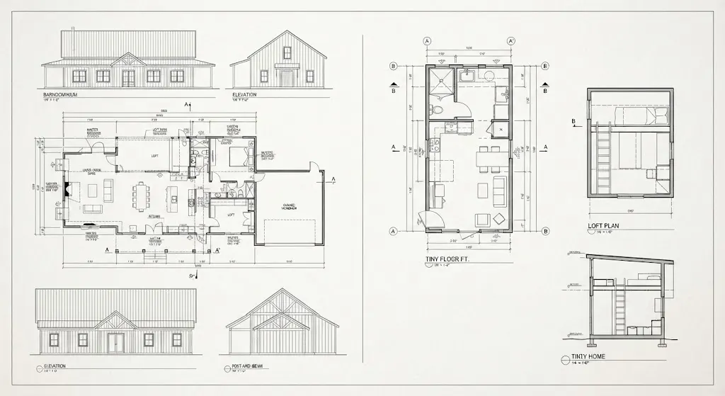 Barndominiums & Tiny Homes residential
