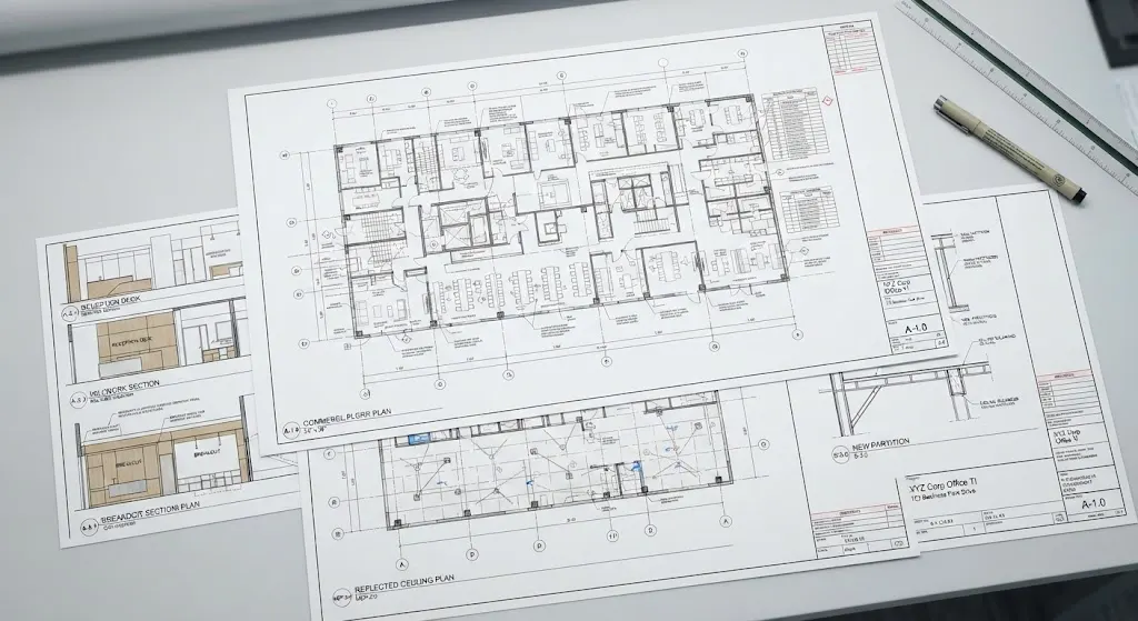 Commercial Permit Drawing Set