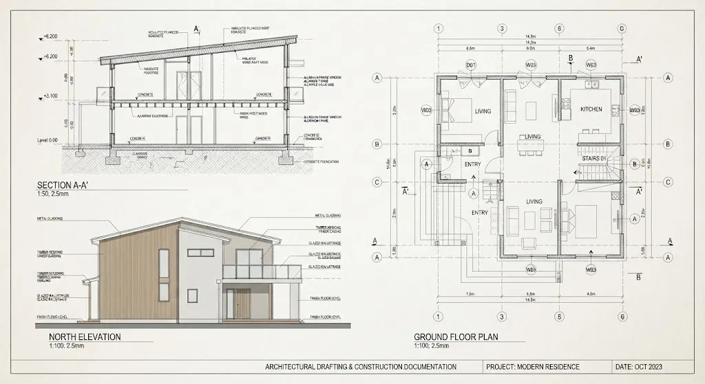 Elevations & Building Sections