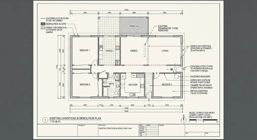 Existing Conditions & Demolition Plan