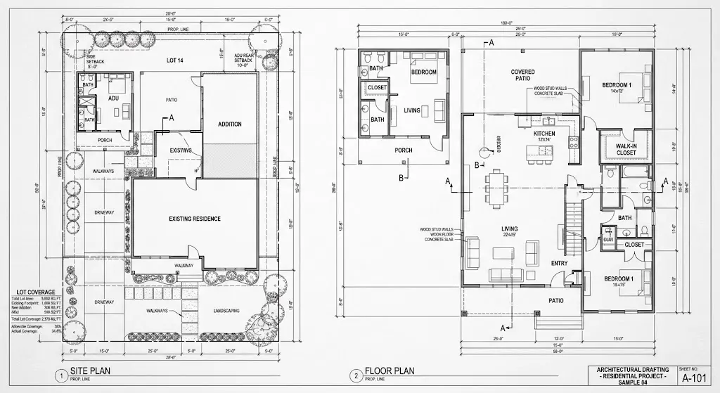 Floor Plan & Site Plan