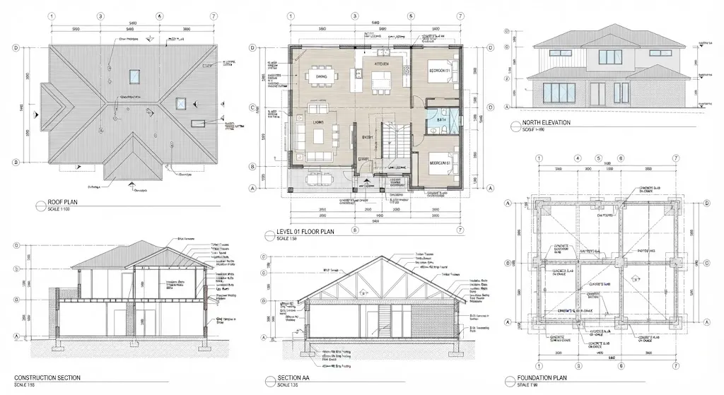 Floor Plans & Roof Plans