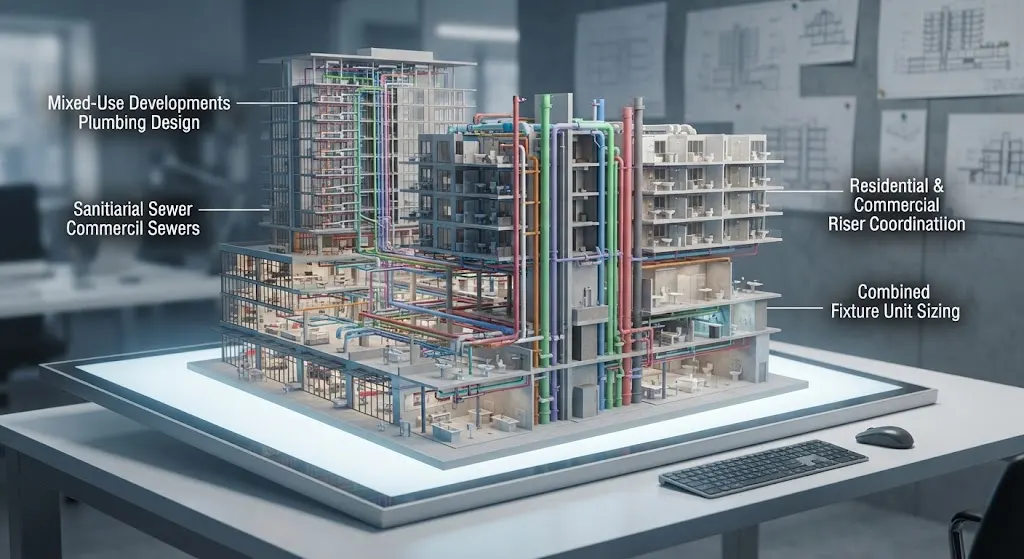 Mixed-Use Developments plumbing design