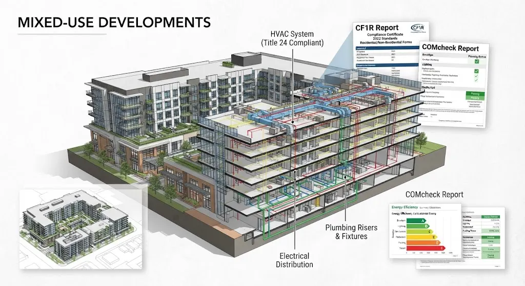 Mixed-Use Developments title 24 CA