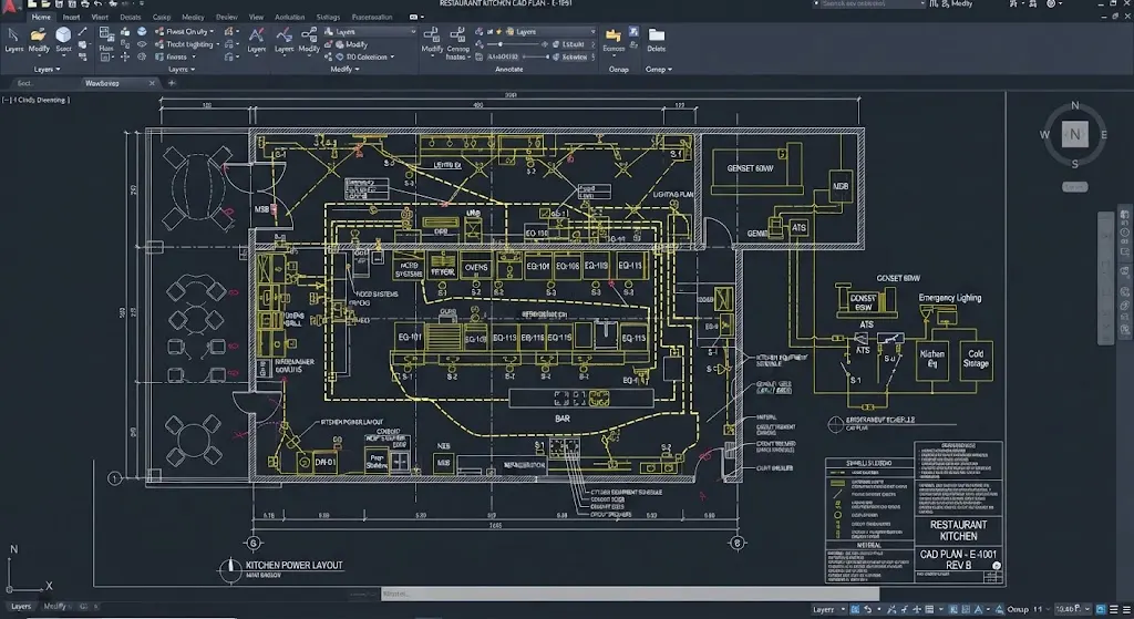 Restaurants & Cafés electrical work