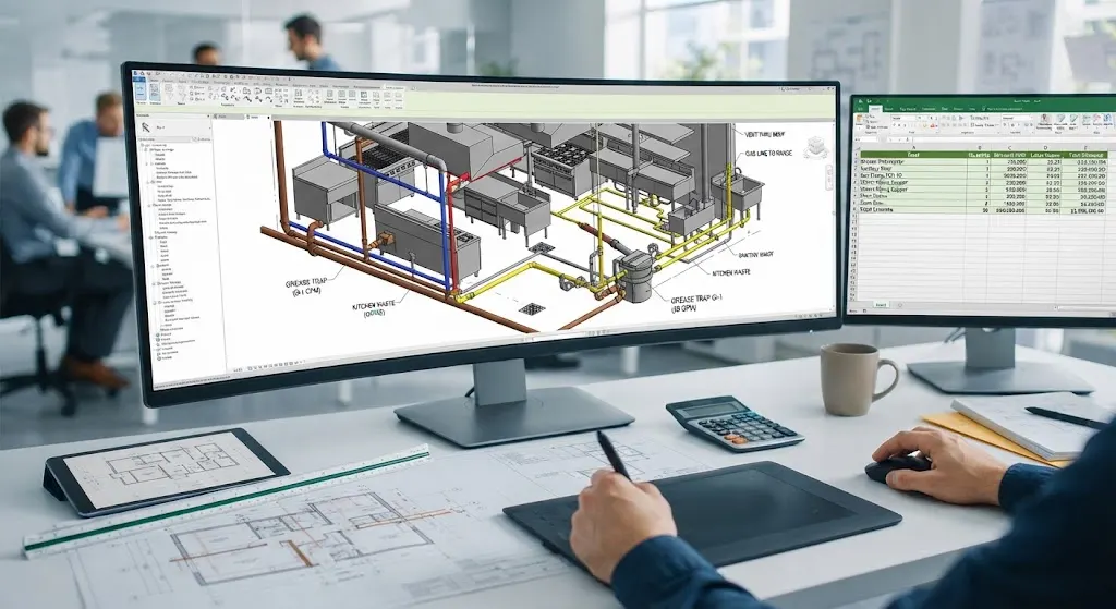 Restaurants & Cafés plumbing design