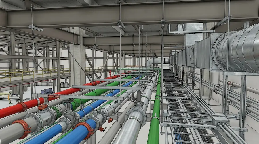 Shop Drawing-Fabrication Projects clash detection
