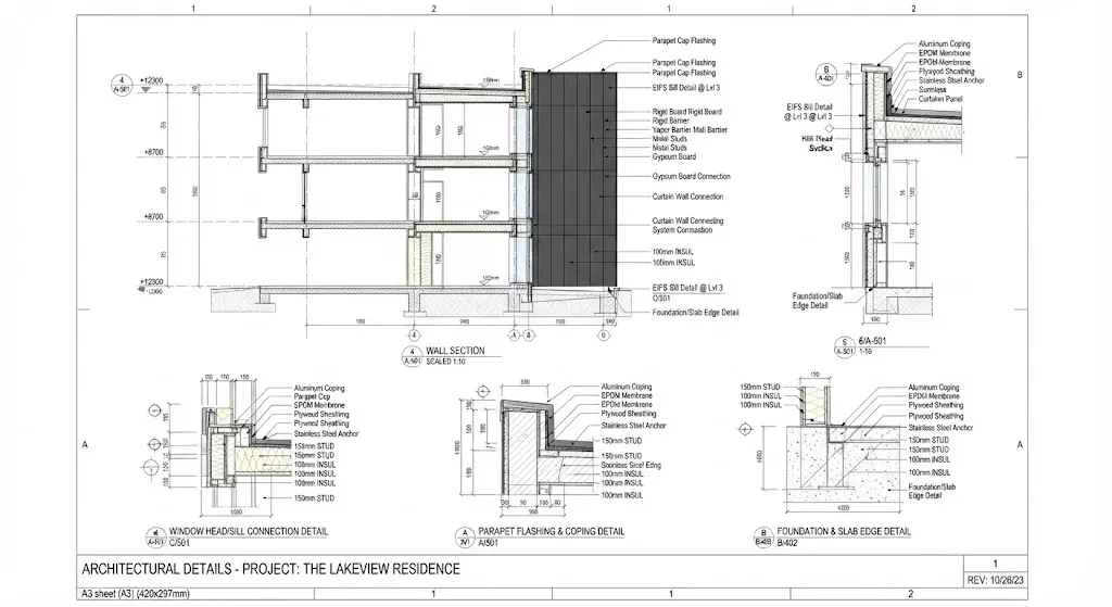 Wall Sections & Architectural Details